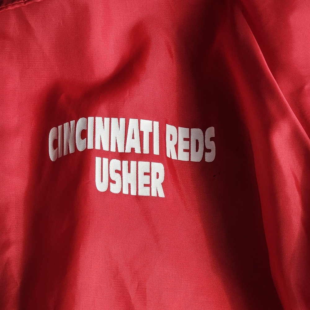 Cincinnati Reds vintage stadium Usher jacket